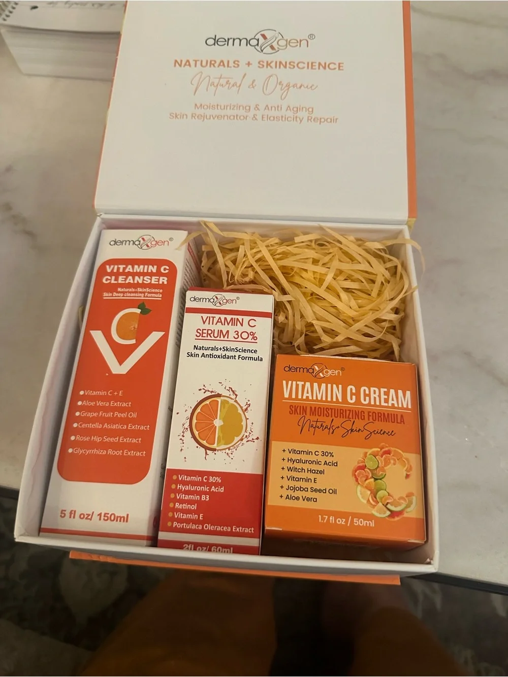 Vitamin C Skincare Set – Orange
